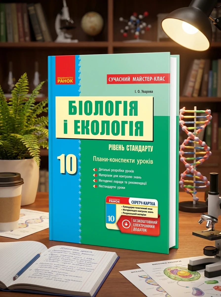 Біологія і екологія. 10 клас. Плани-конспекти уроків. Рівень стандарту