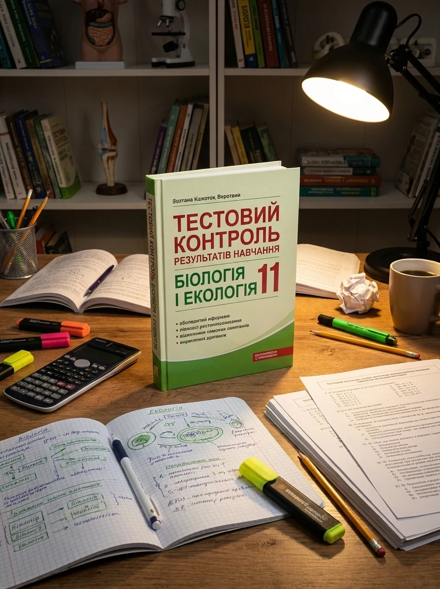 Біологія і екологія. 11 клас. Тестовий контроль результатів навчання. Профільний рівень — Вивчення мов