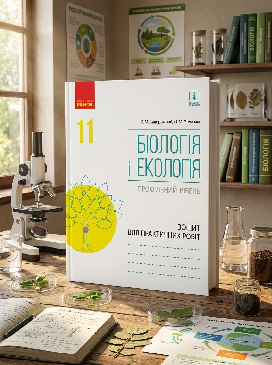 Біологія і екологія. Профільний рівень. Зошит для практичних робіт. 11 клас — Дитяча література