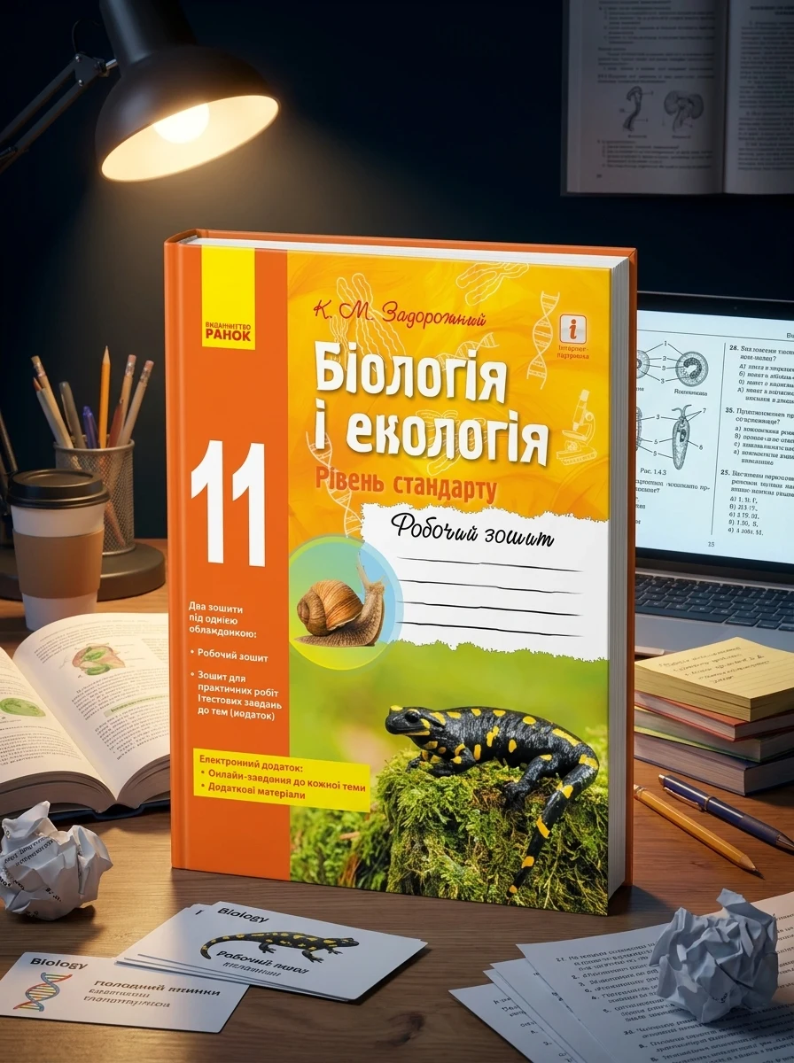 Біологія і екологія. Рівень стандарту. 11 клас. Робочий зошит — фото 2