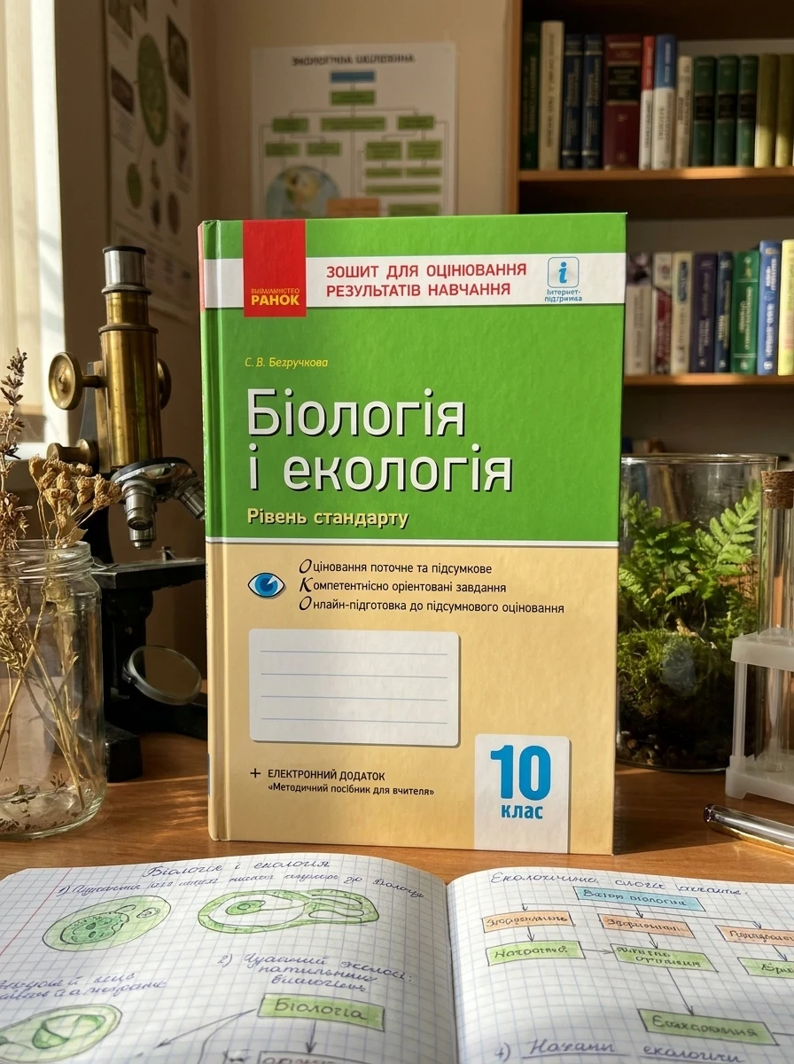 Біологія і екологія (рівень стандарту). Зошит для оцінювання результатів навчання 10 клас — Вивчення мов