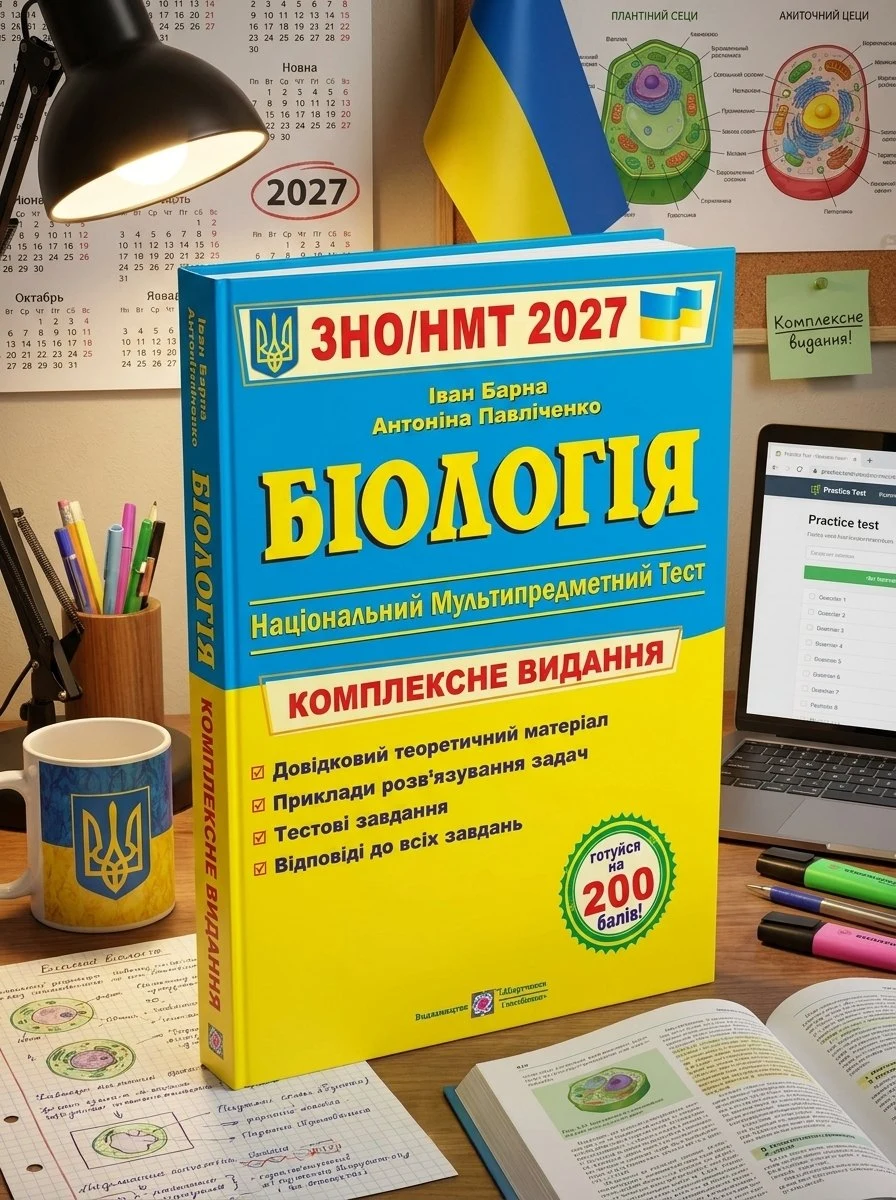 Біологія. Комплексна підготовка до ЗНО/НМТ 2027 Барна І., Павліченко А.