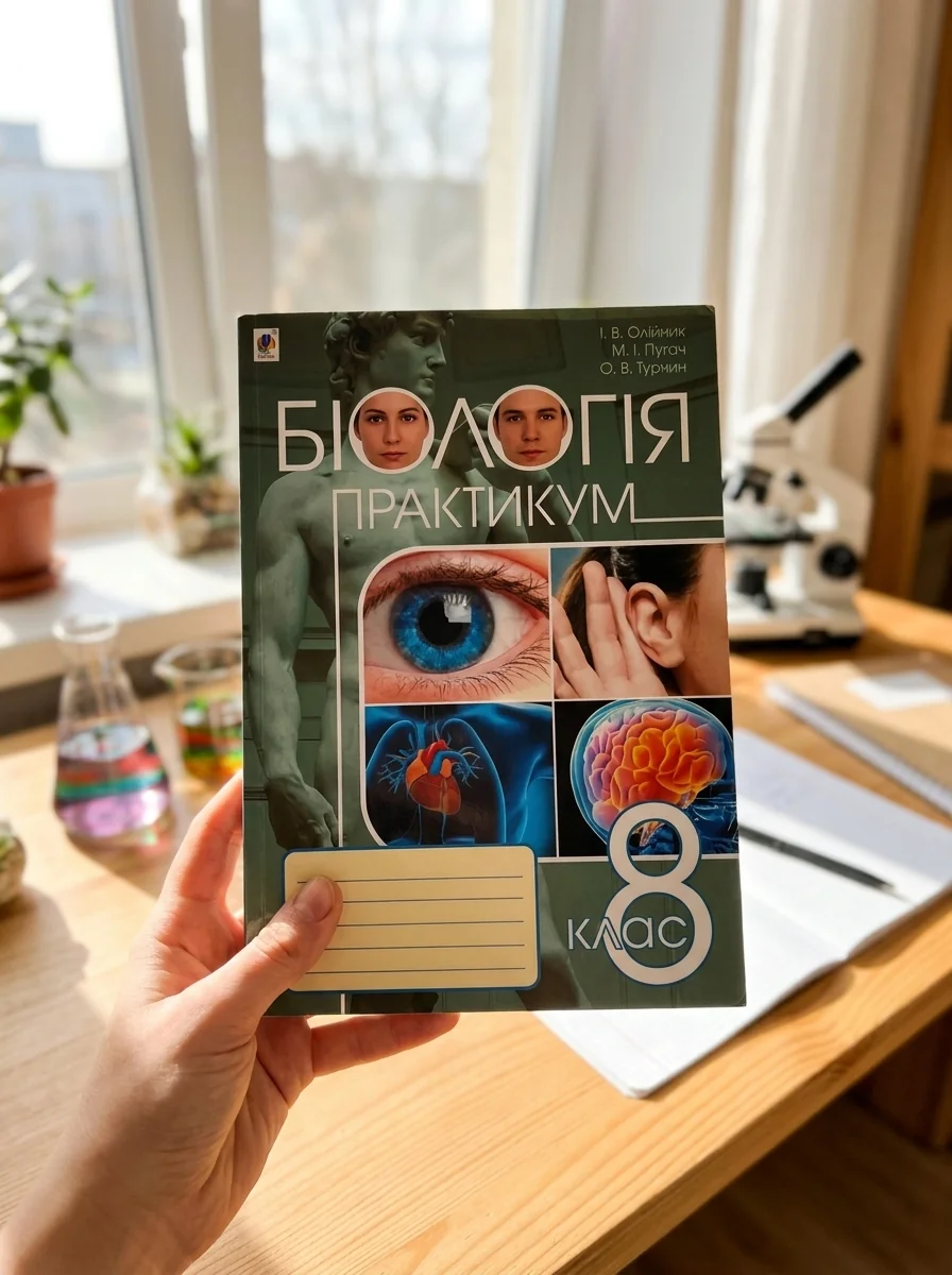Біологія. Практикум. 8 клас — Дитяча література