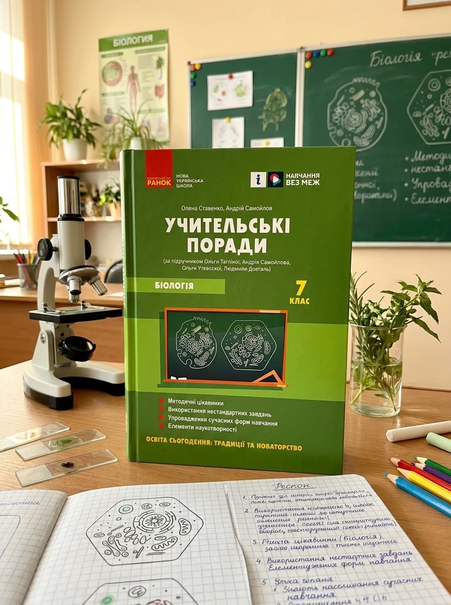 Біологія. Учительські поради 7 клас — Наука та психологія