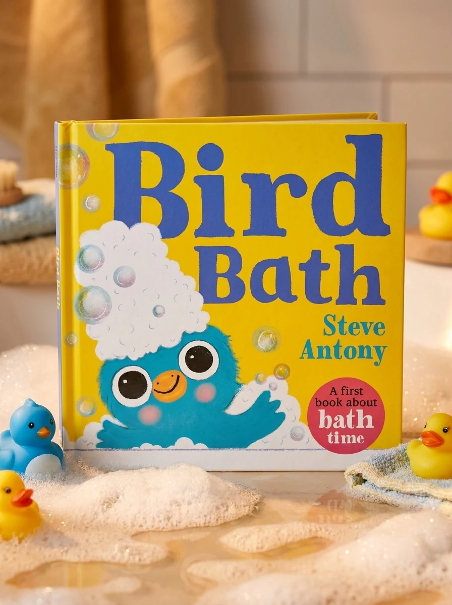 Bird Bath. A First Book About Bath Time — Дитяча література
