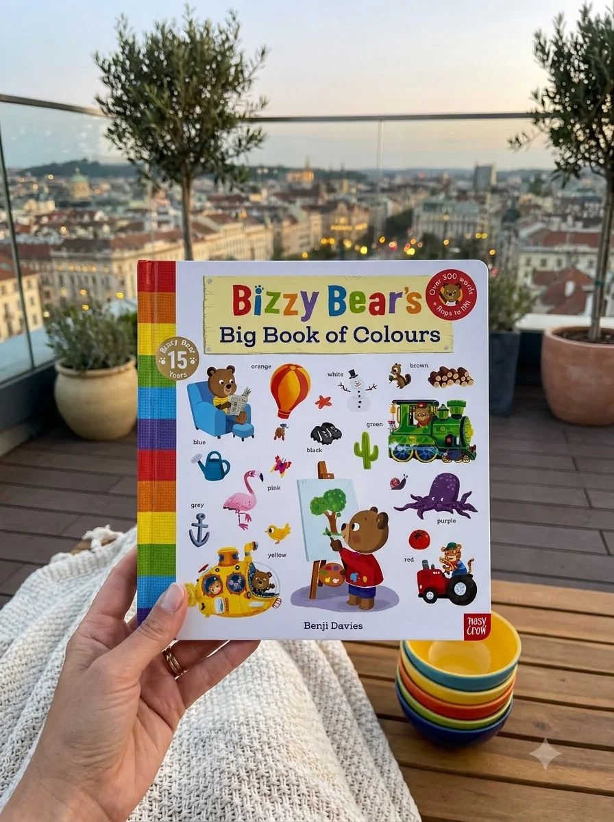 Bizzy Bear's Big Book of Colours, обкладинка