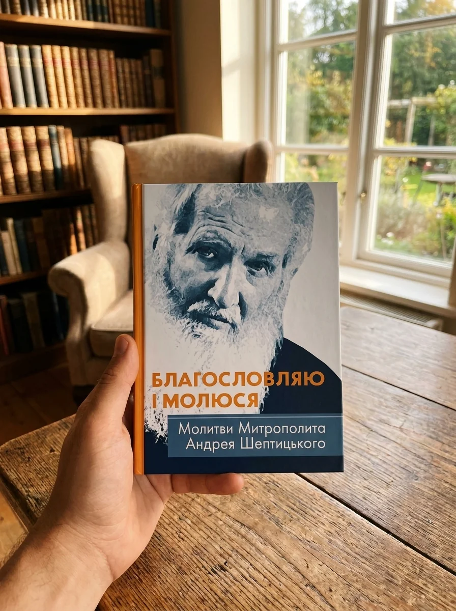 Благословляю і молюся. Молитви Митрополита Андрея Шептицького — Андрей Шептицький, обкладинка
