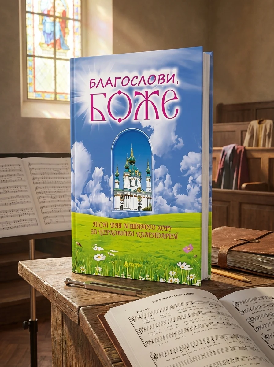 Благослови, Боже. Пісні для мішаного хору за церковним календарем
