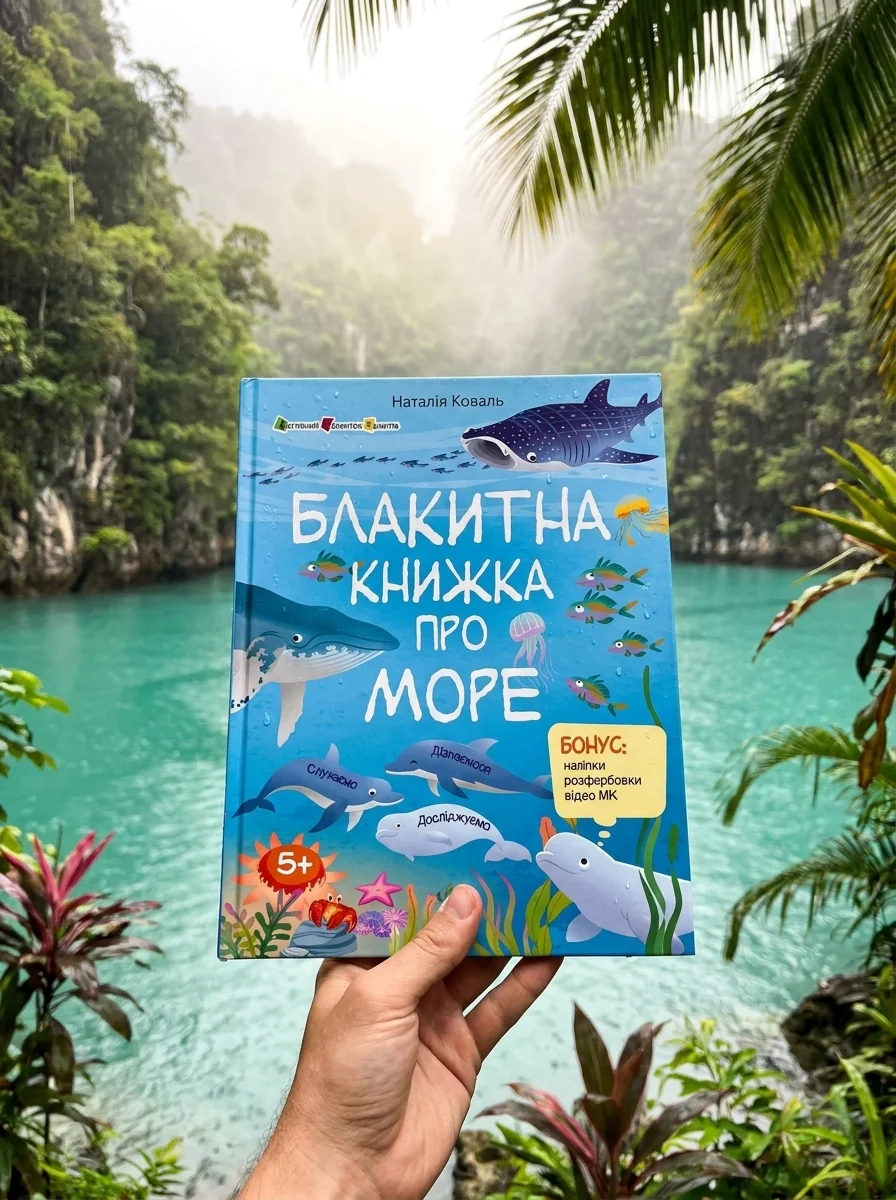 Блакитна книжка про море — Дитячі енциклопедії
