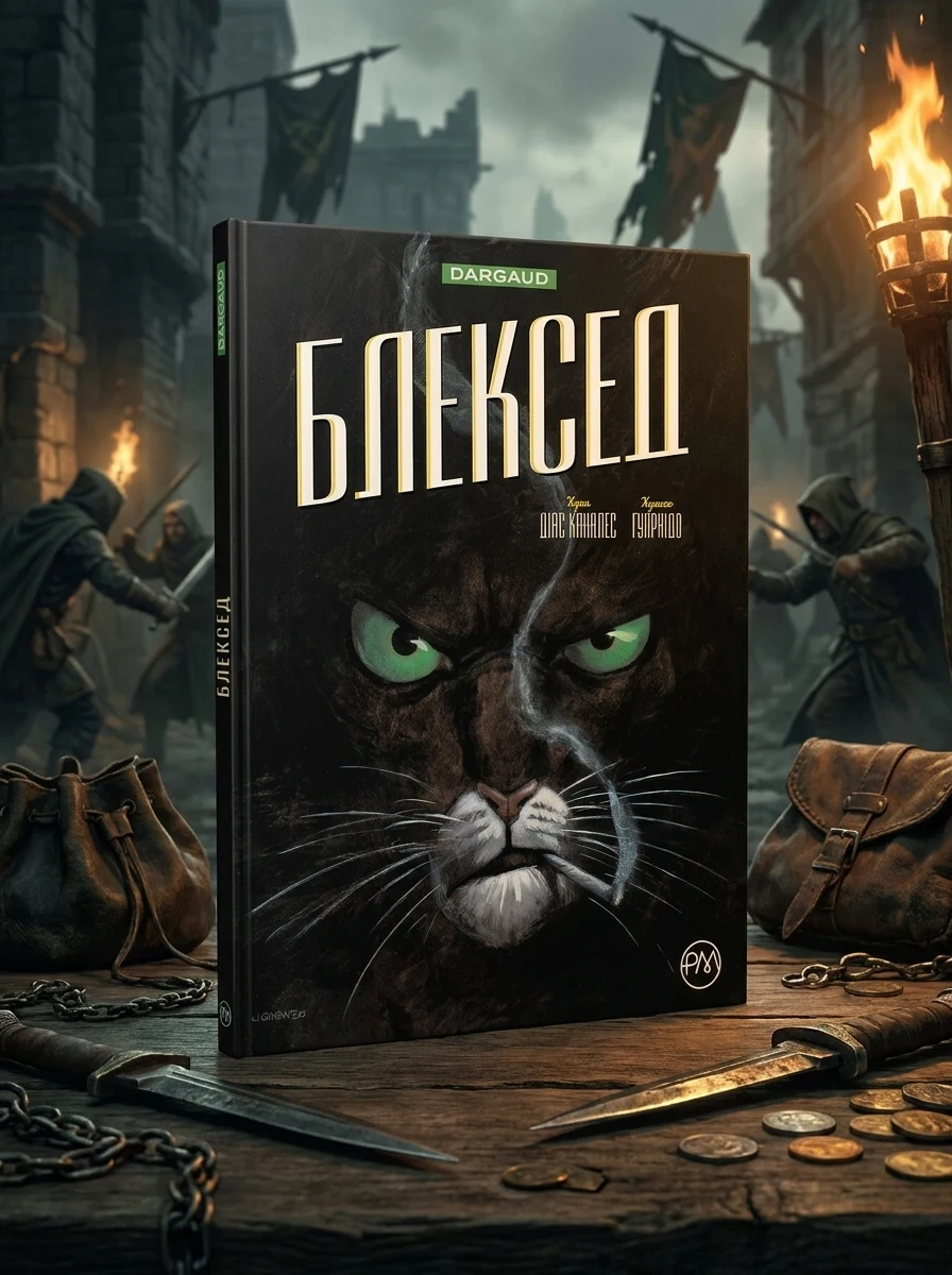 Блексед. Десь серед тіней. Полярна нація. Книга 1 — Хуан Діас Каналес, обкладинка