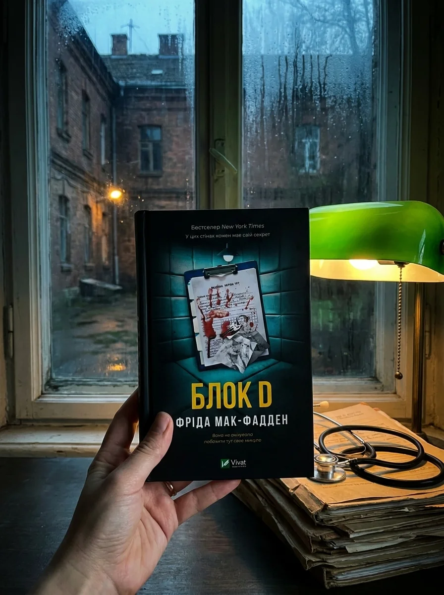 «Блок D» Фріди Мак-Фадден — Фріда Мак-Фадден, обкладинка