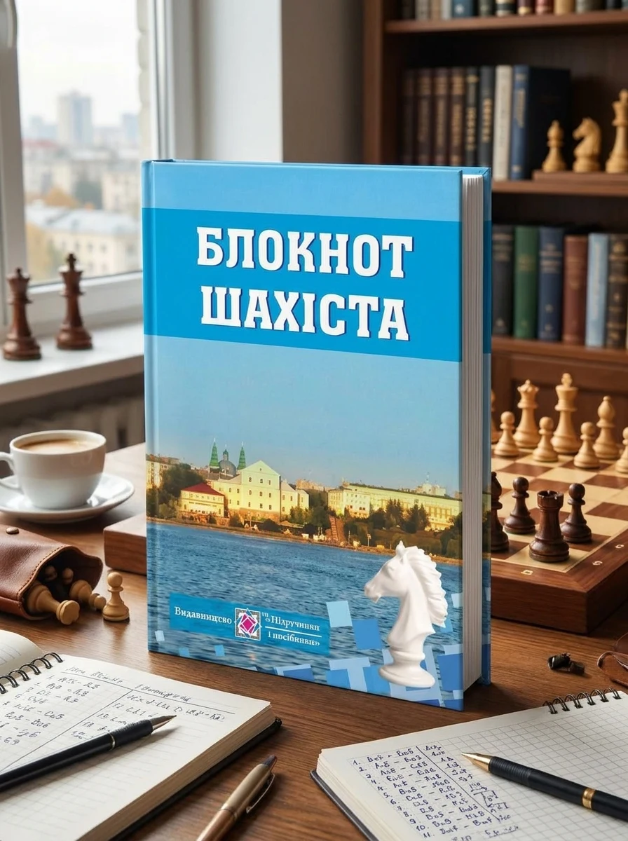 Блокнот шахіста (малий, синій) — Художня література