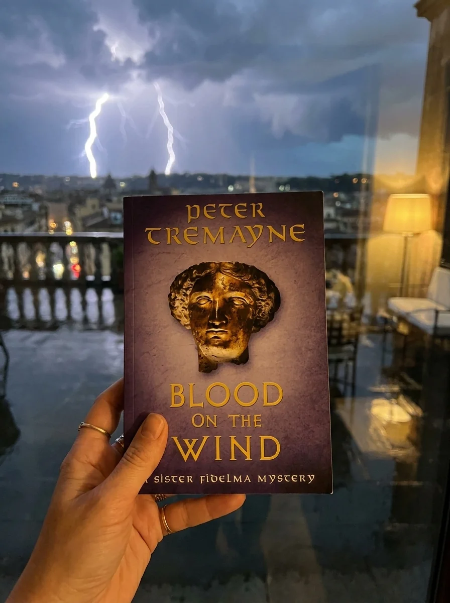 Blood on the Wind — Peter Tremayne, обкладинка
