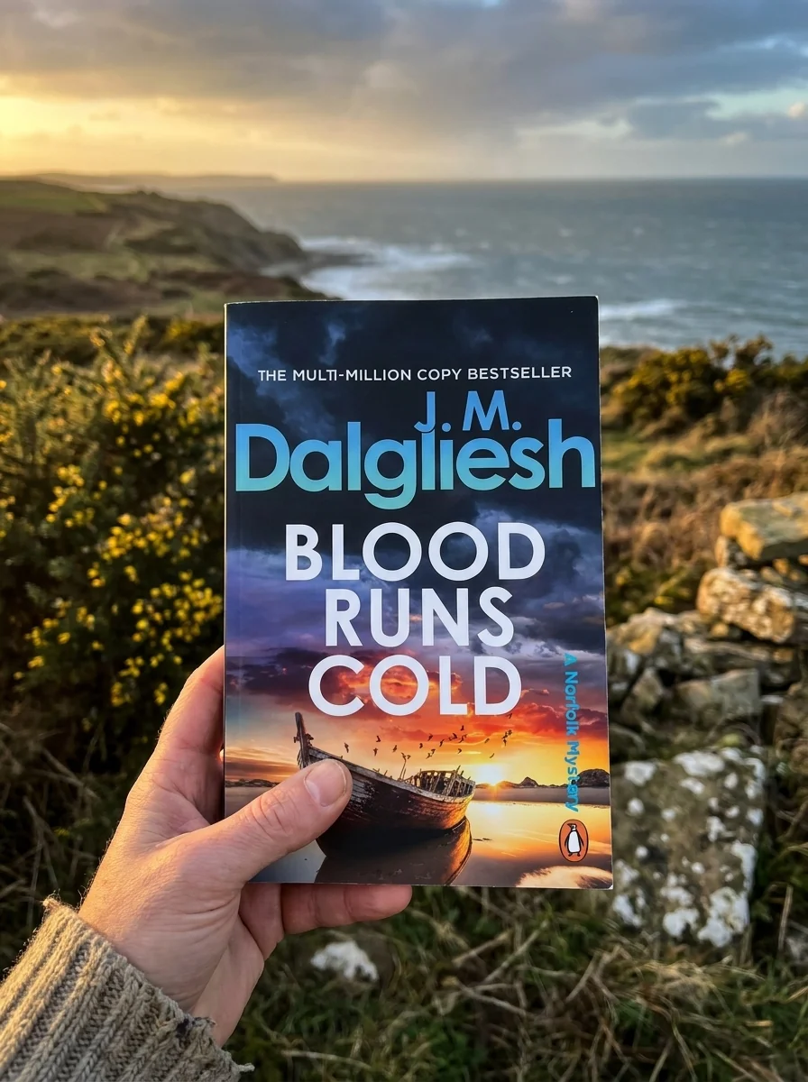 Blood Runs Cold. Hidden Norfolk Murder Mystery. Book 14 — Дж. М. Далгліш, обкладинка