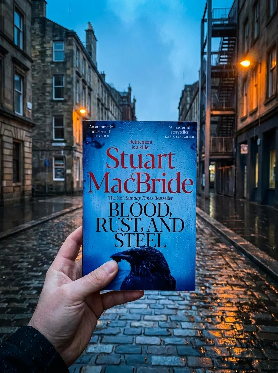Blood, Rust and Steel — Stuart MacBride, обкладинка