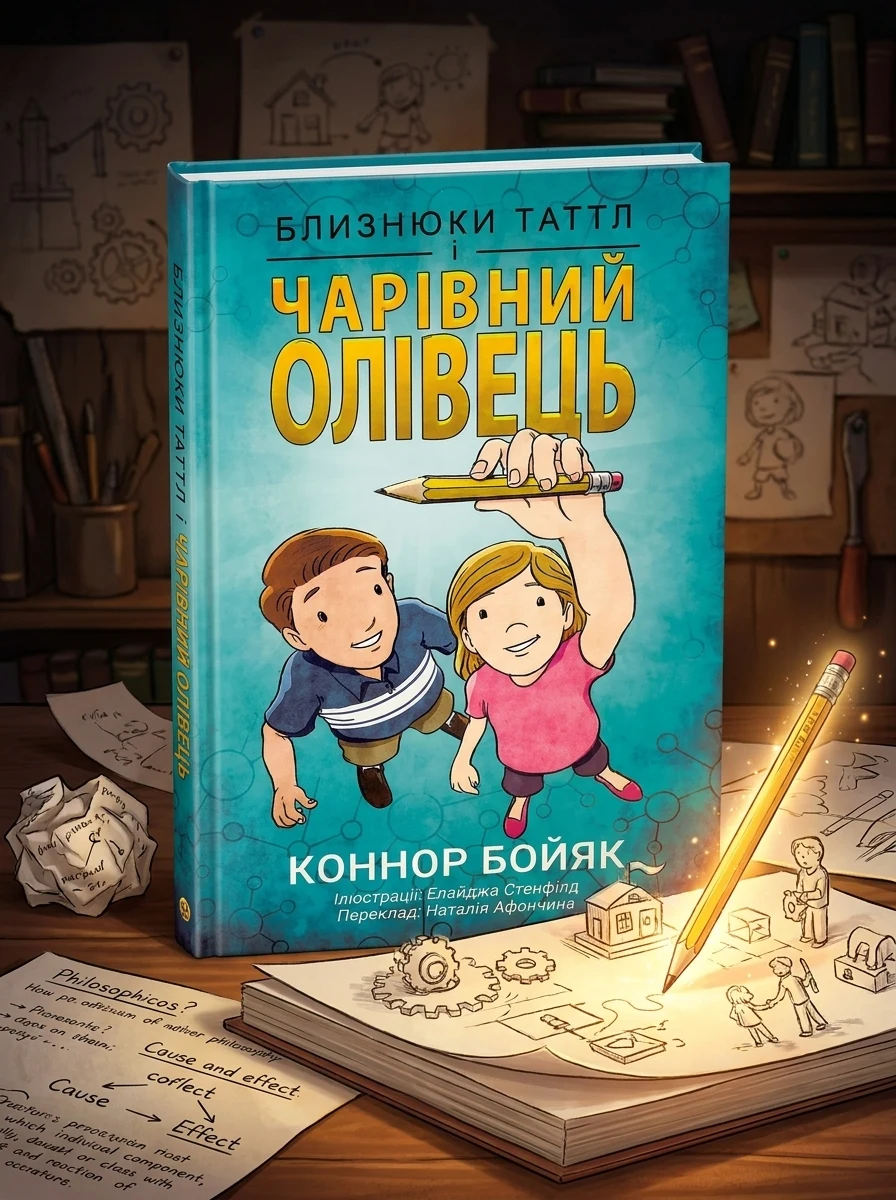 Близнюки Таттл і чарівний олівець — Дитяча література