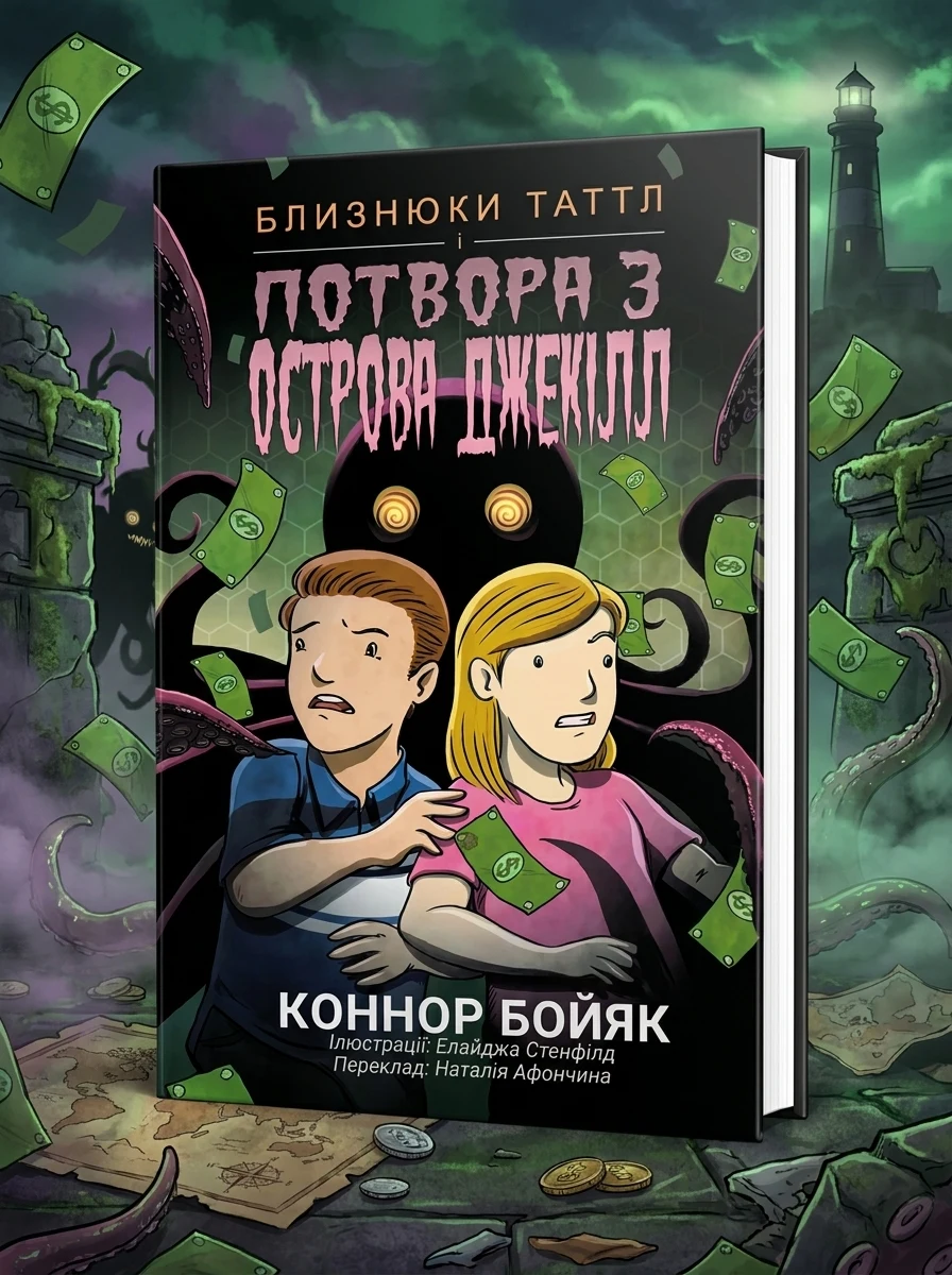 Близнюки Таттл і потвора з острова Джекілл. Книга 3 — фото 2