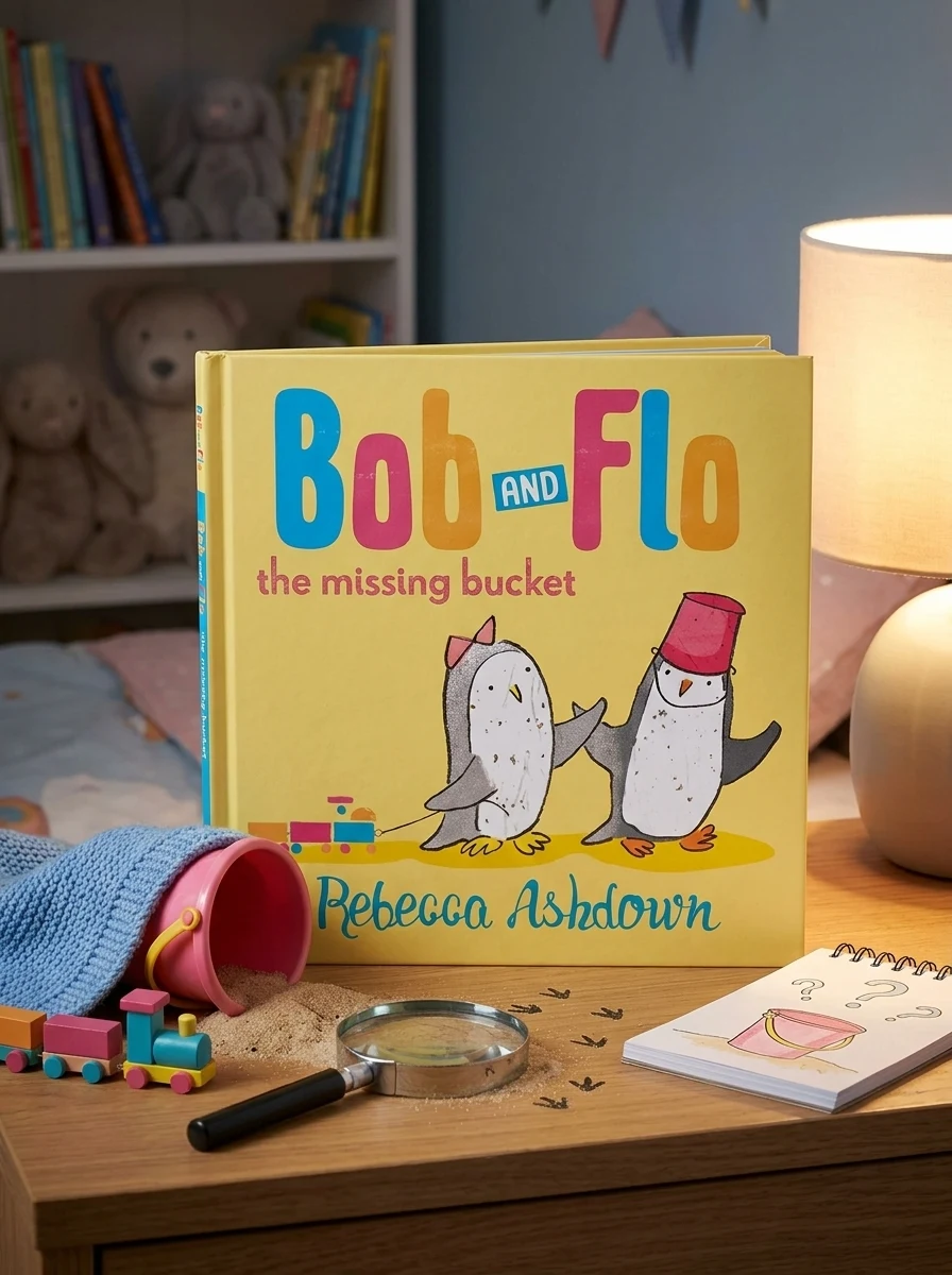 Bob and Flo and the Missing Bucket — Ребекка Ешдаун, обкладинка