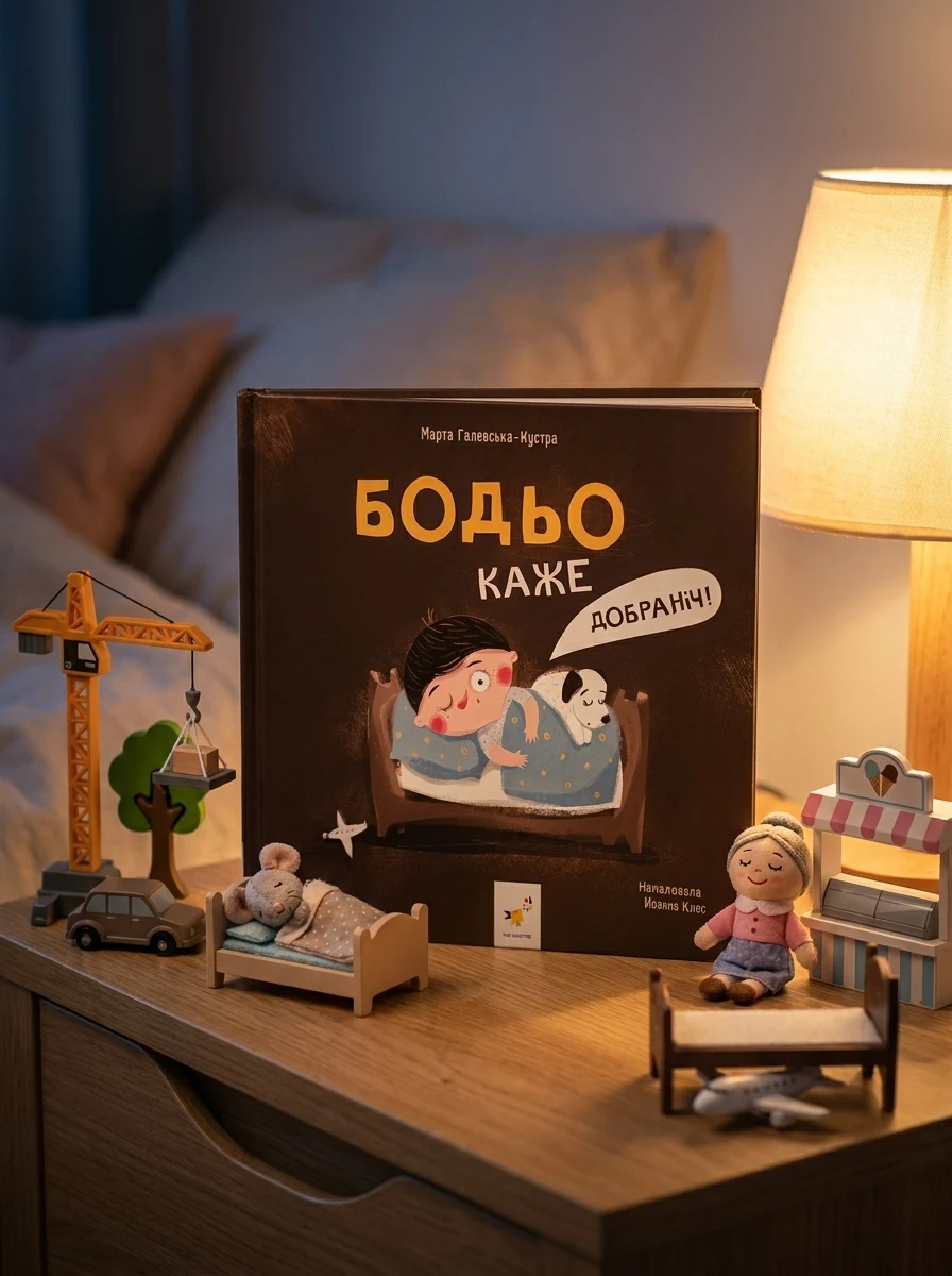 Бодьо каже: 'Добраніч!' — Дитячі книги