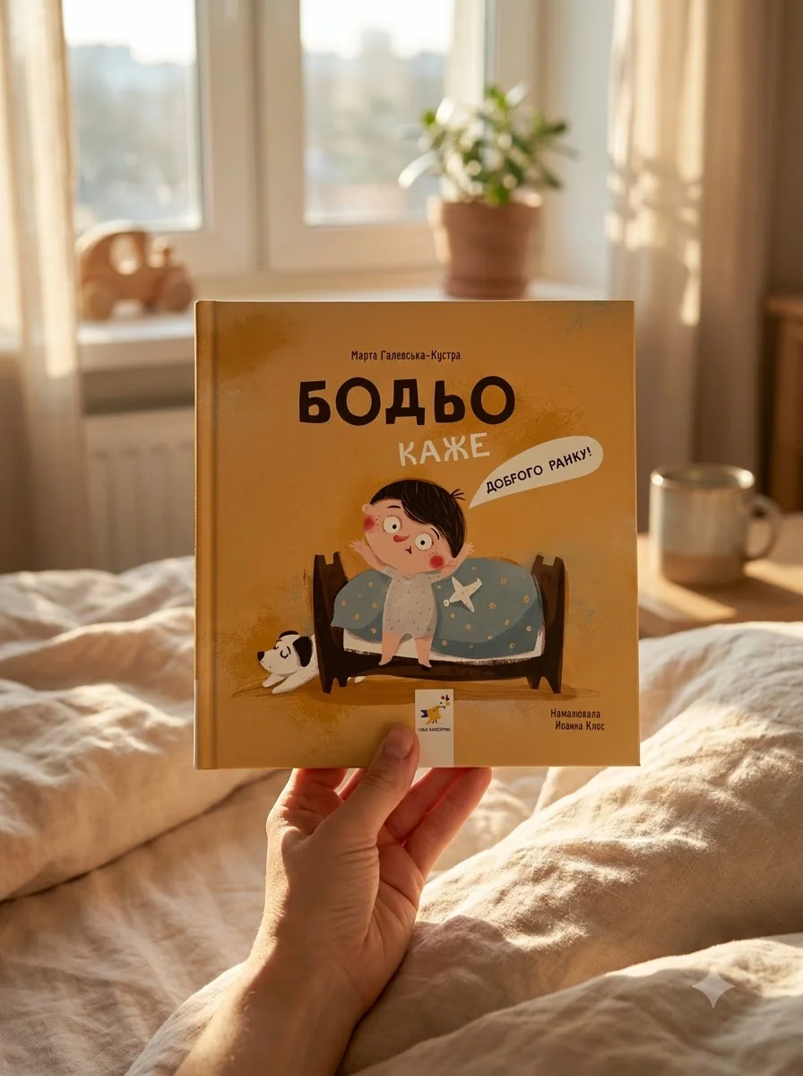 Бодьо каже: "Доброго ранку!" — Галевська-Кустра Марта, обкладинка