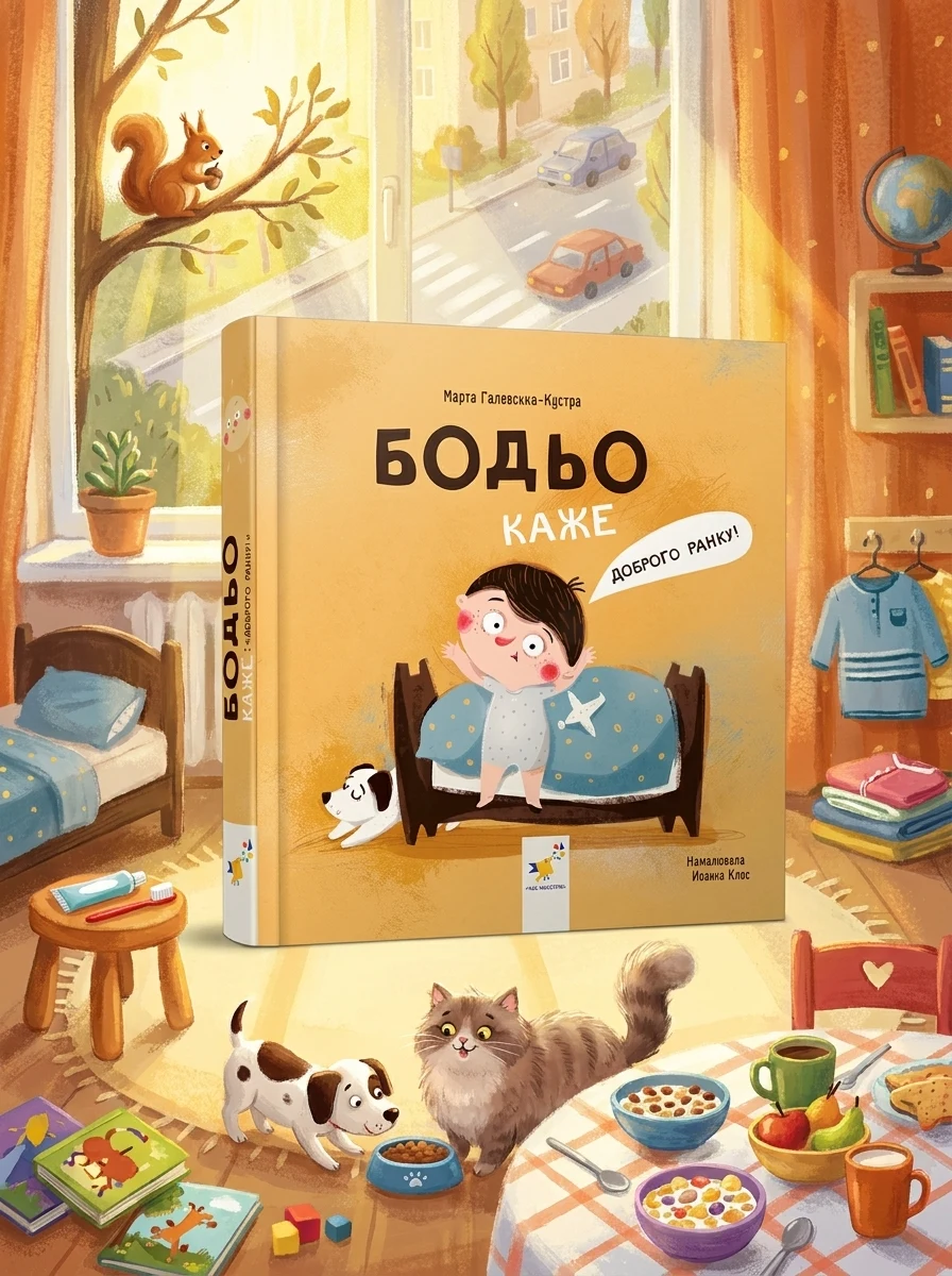 Бодьо каже: "Доброго ранку!"