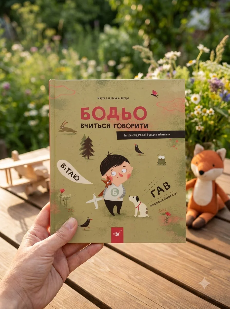 Бодьо вчиться говорити — Розвивальні книги