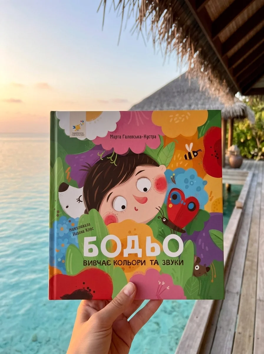 Бодьо вивчає кольори та звуки — Розвивальні книги