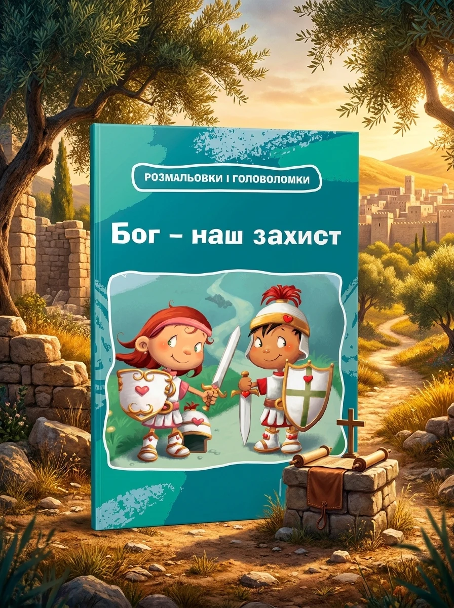 Бог - наш захист. Розмальовки і головоломки — фото 2