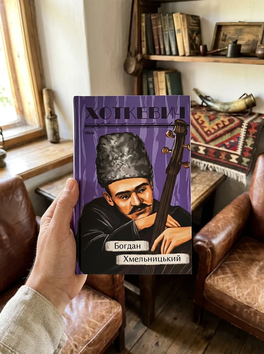 Богдан Хмельницький — Гнат Хоткевич, обкладинка