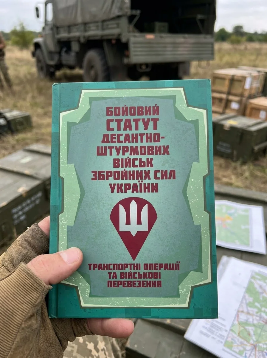 Бойовий статут Десантно-штурмових військ «Транспортні операції та військові перевезення», обкладинка