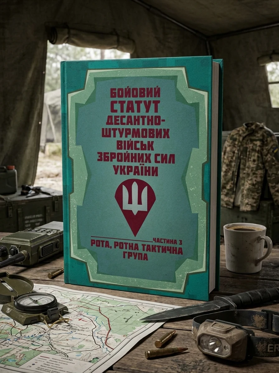 Бойовий статут Десантно-штурмових військ Збройних Сил України. Частина 3 (рота, ротна тактична група), обкладинка
