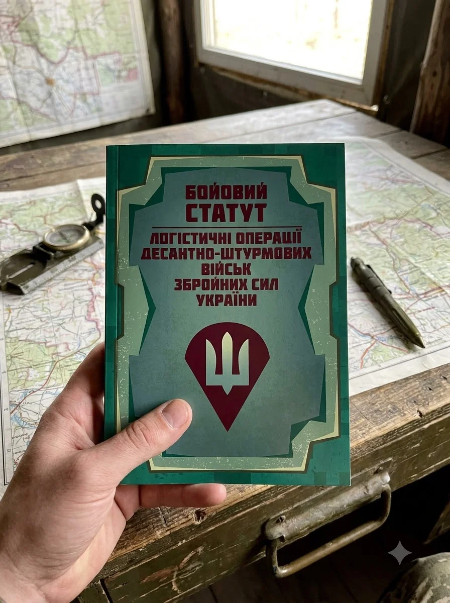 Бойовий статут “Логістичні операції Десантно-штурмових військ Збройних Сил України», обкладинка