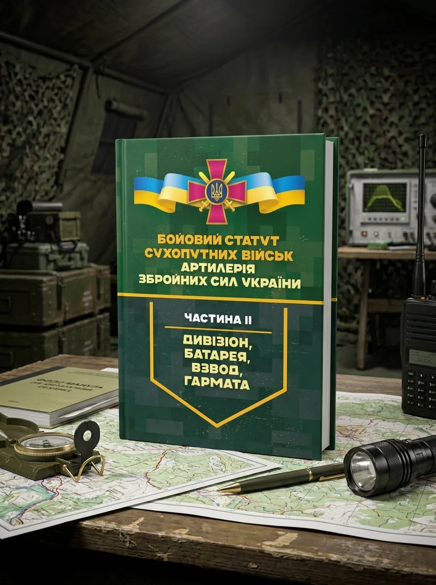 Бойовий статут Сухопутних військ "Артилерія Збройних Сил України". Частина ІІ (дивізіон, батарея, взвод