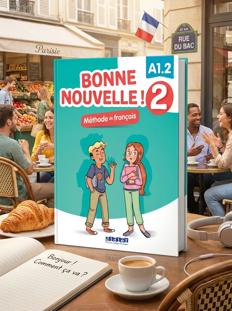 Bonne Nouvelle! A1.2 Livre de l'eleve 1 + CD, обкладинка