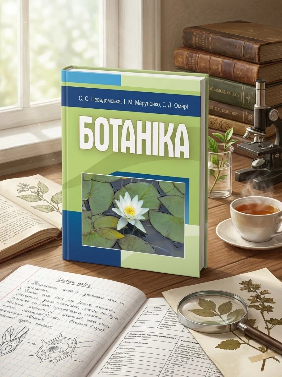 Ботаніка. — Неведомська Є.О., обкладинка