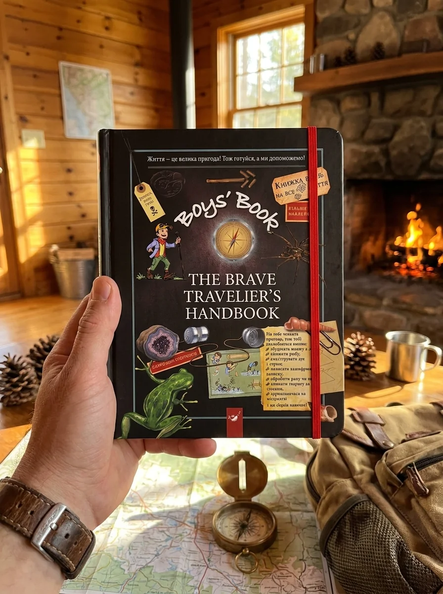 Boys’ Book. Підручник відважного мандрівника — Лекре Мишель, обкладинка