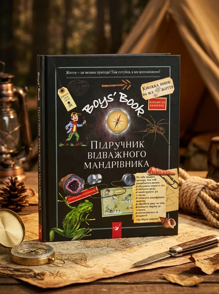 Boys’ Book. Підручник відважного мандрівника — Дитяча література
