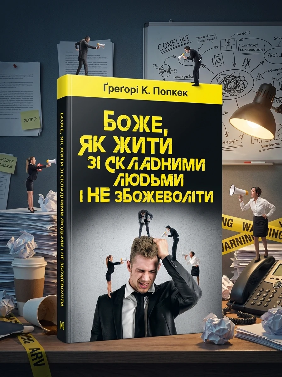 Боже, як жити зі складними людьми і не збожеволіти — Ґреґорі К. Попкек, обкладинка
