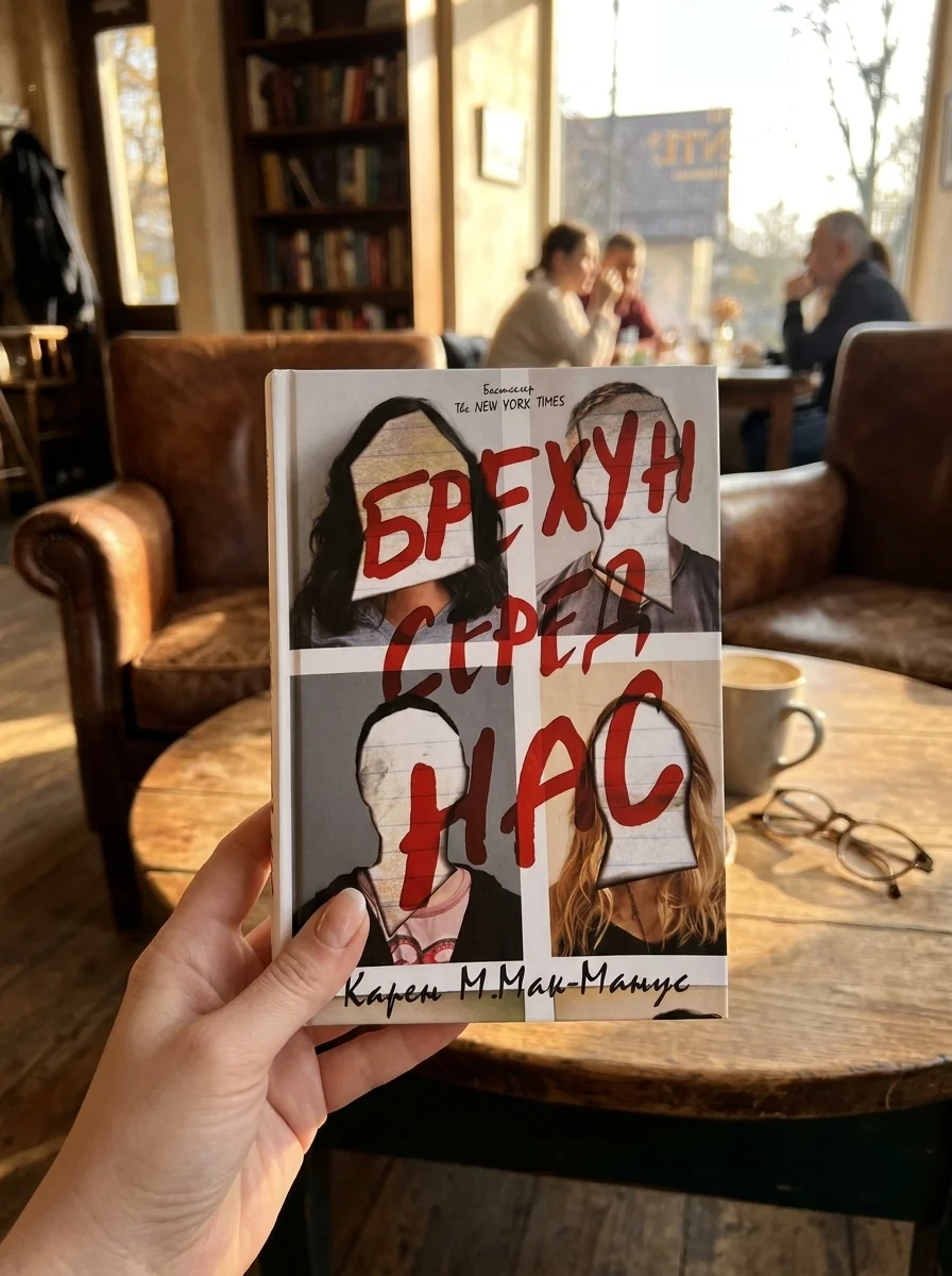 Брехун серед нас — Мак-Манус К.-М., обкладинка