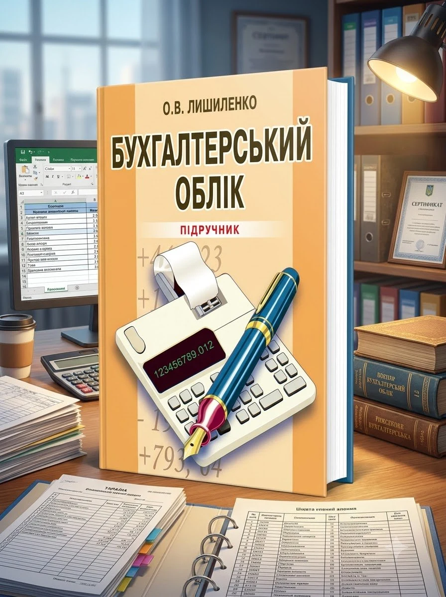 Бухгалтерський облік. 3-є видання. — Лишиленко О.В., обкладинка