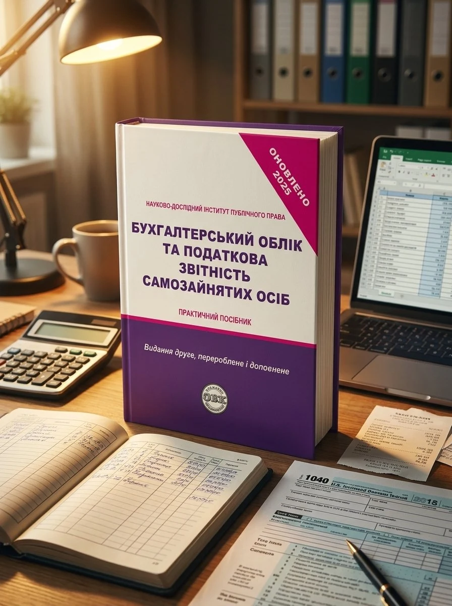 Бухгалтерський облік та податкова звітність самозайнятих осіб — Дмитро Журавльов, обкладинка