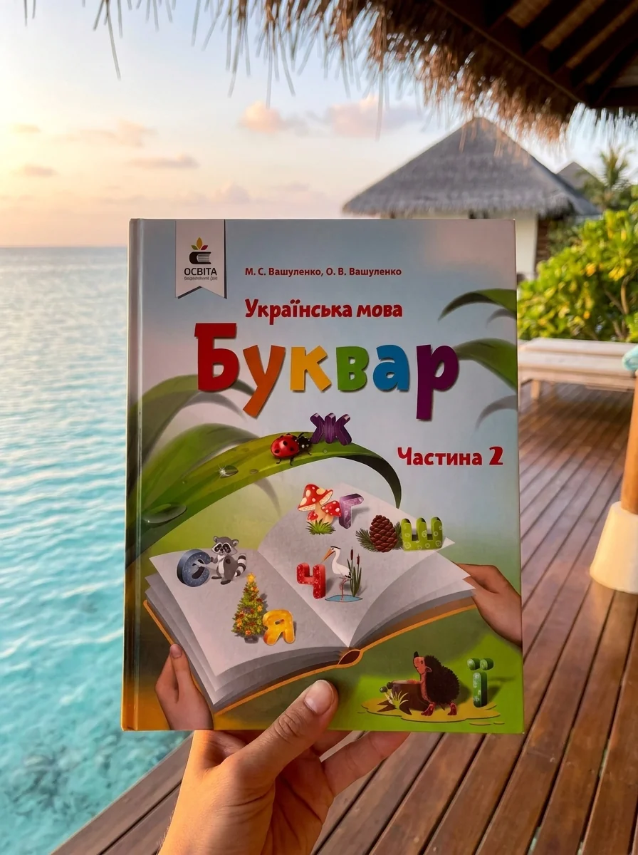 Буквар. Українська мова (у 2-х  частинах). Частина 2. 1 клас НУШ — Вашуленко М., обкладинка
