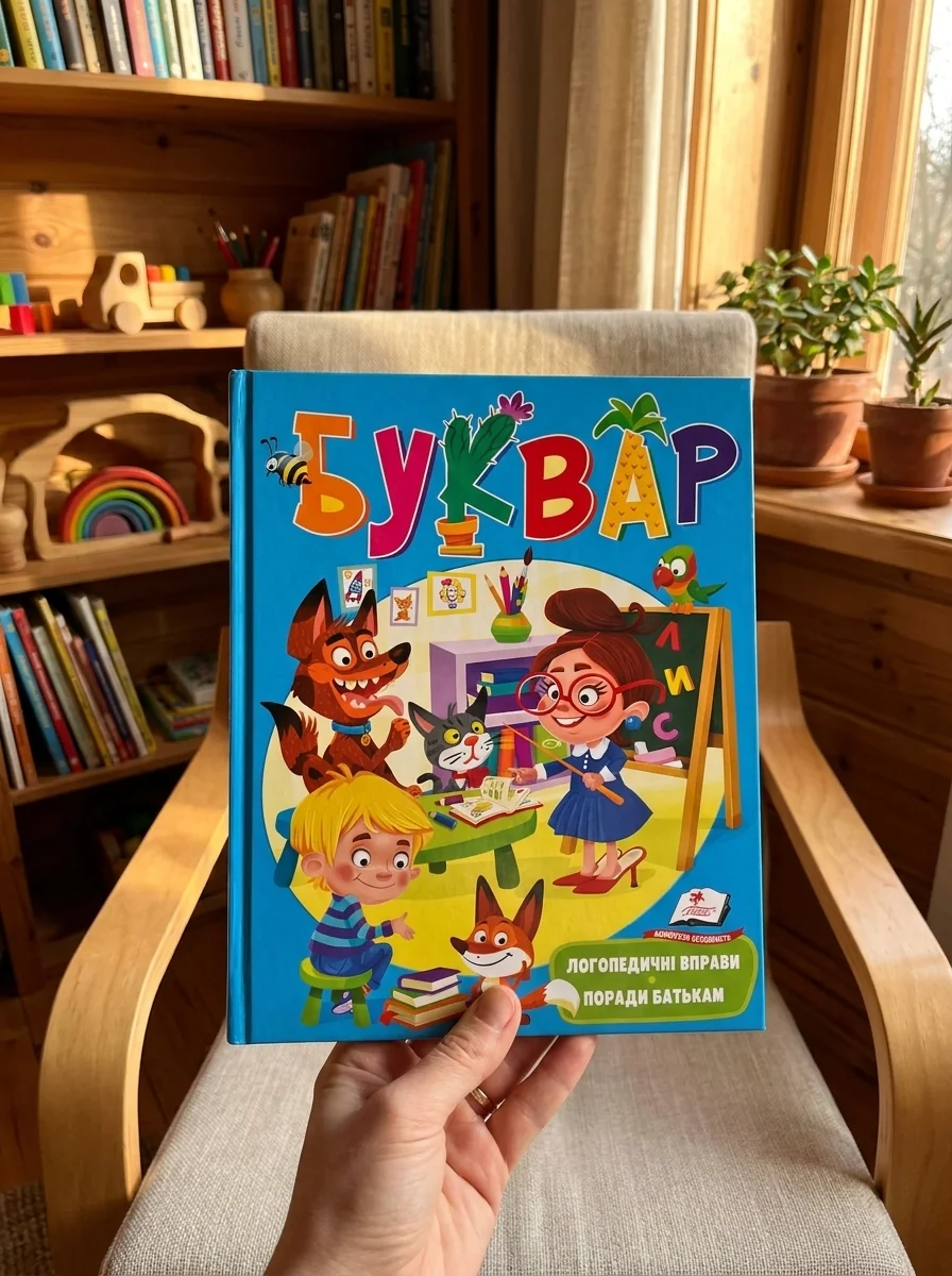 Буквар з логопедичними вправами і порадами батькам — Навчальна література