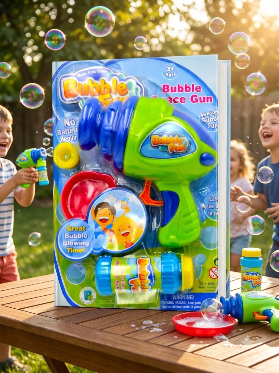 Бульбашки мильні Космічний пістолет 60 мл DodoToys DHOBB10130