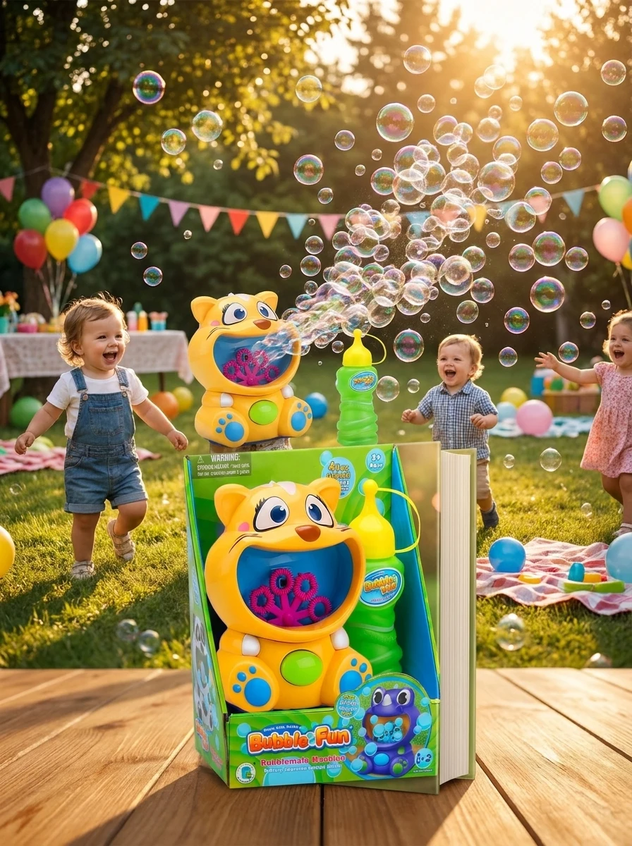 Бульбашки мильні Котик 120 мл DodoToys