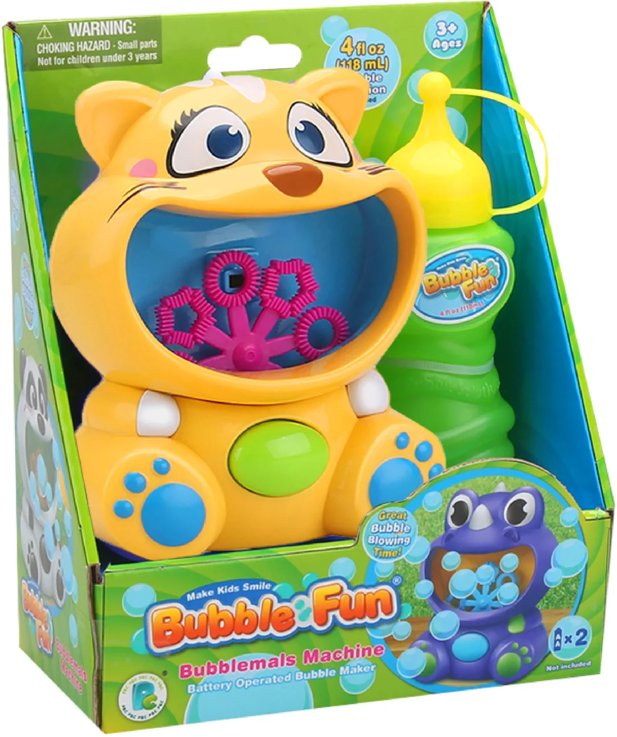 Бульбашки мильні Котик 120 мл DodoToys