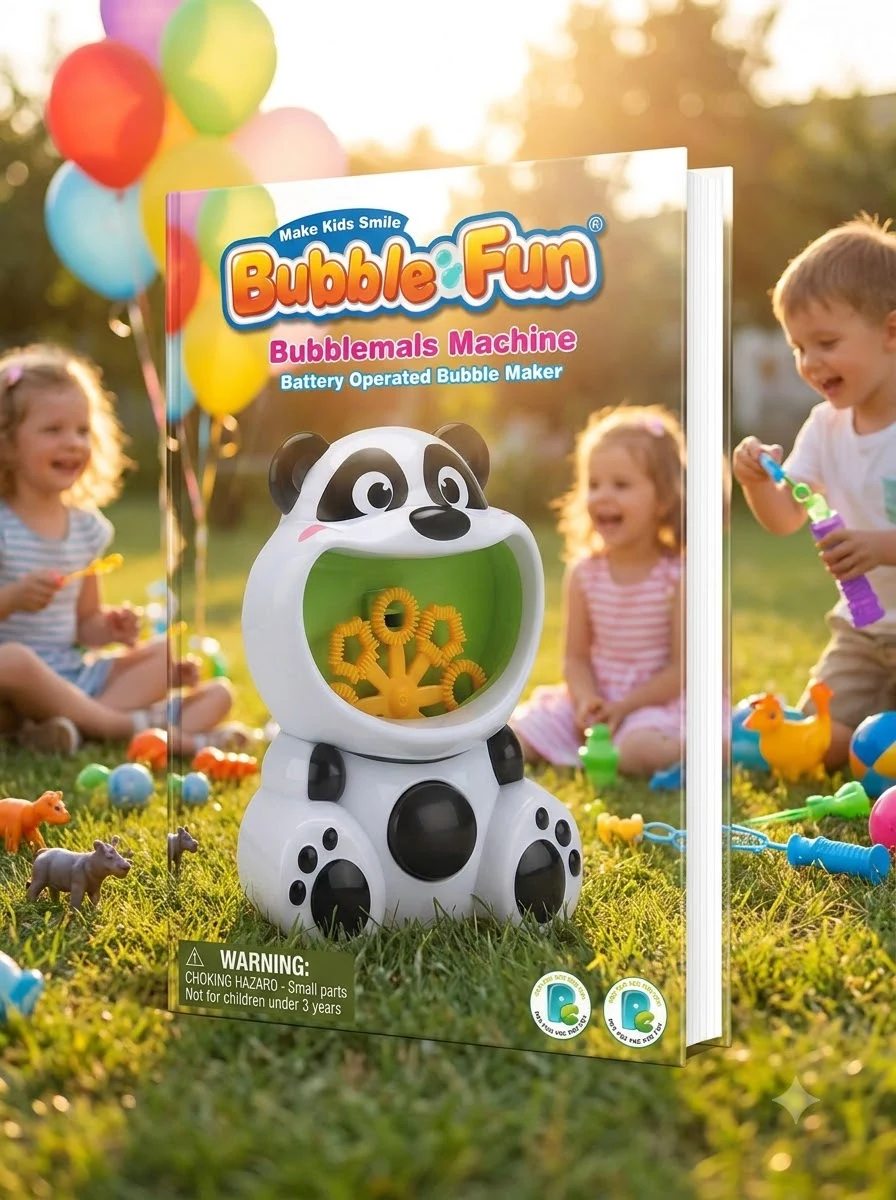 Бульбашки мильні Панда 120 мл DodoToys, фото 2
