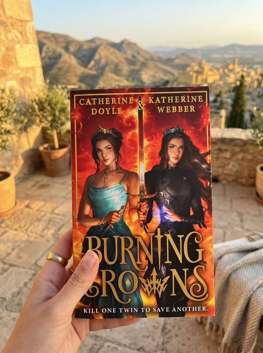 Burning Crowns — Кетрін Веббер, обкладинка