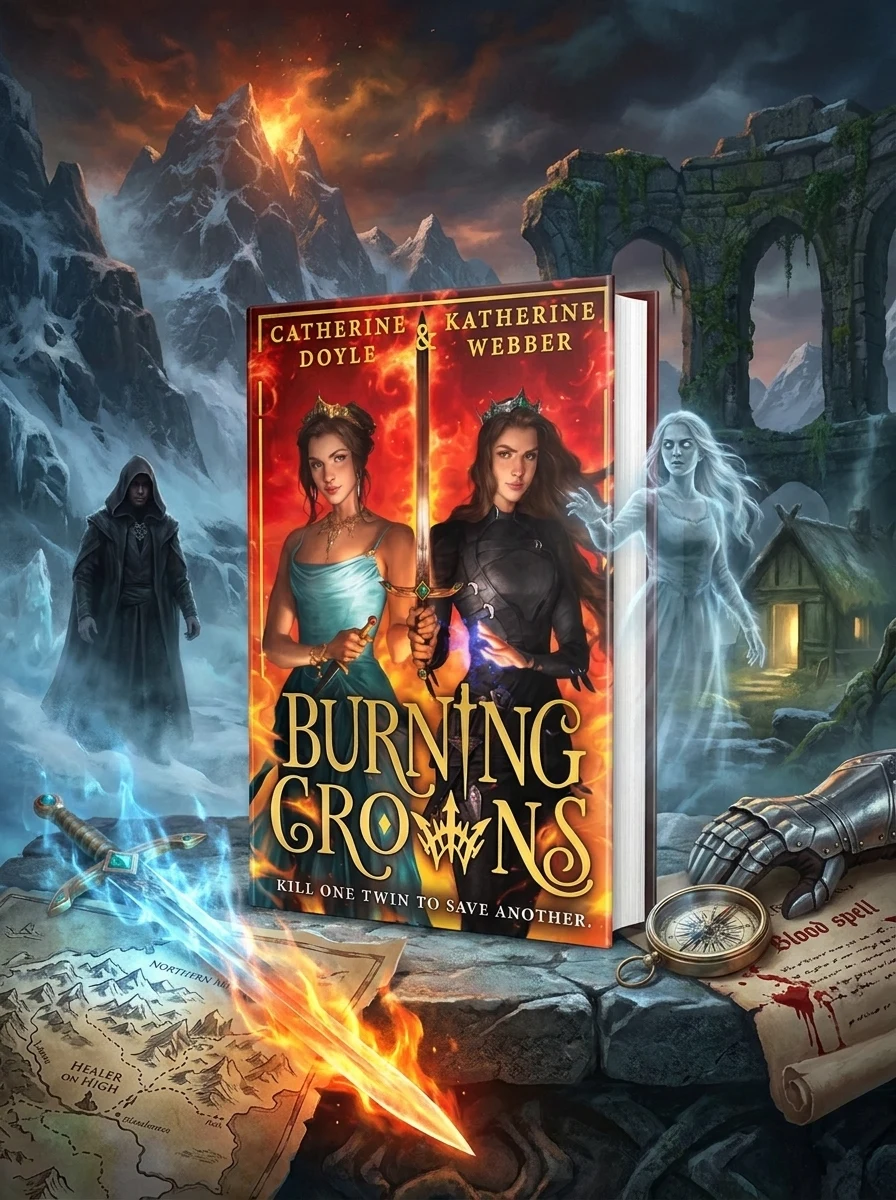 Burning Crowns. Twin Crowns. Book 3 — Книги іноземною мовою