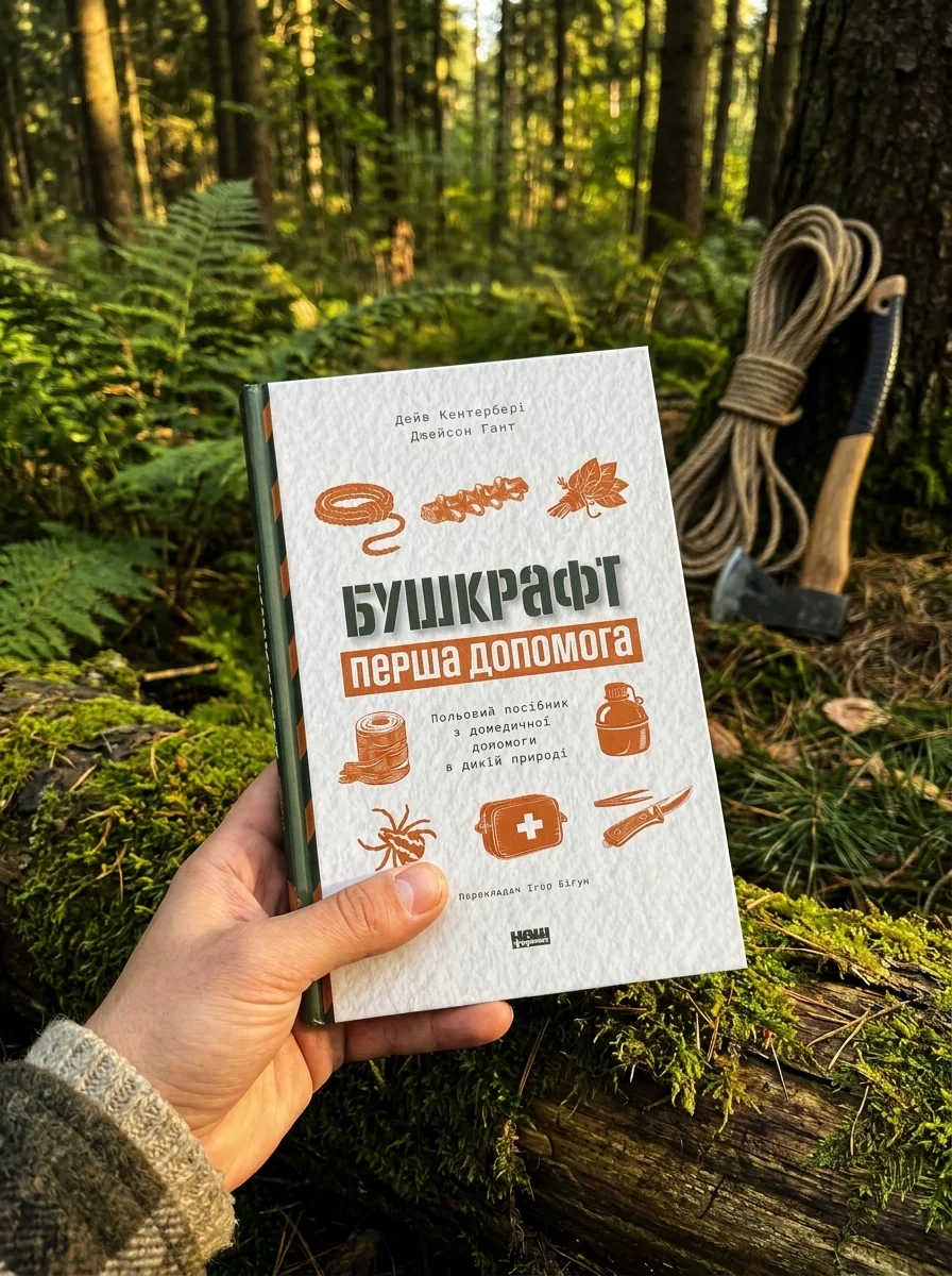 Бушкрафт. Перша допомога — Дейв Кентербері, обкладинка